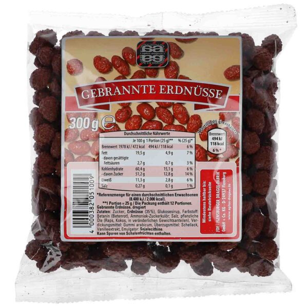 Agilus Gebrannte Erdnuesse 300g No1 1649