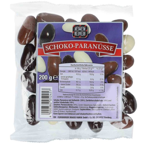 Agilus Schoko Paranuesse 200g No1 2250