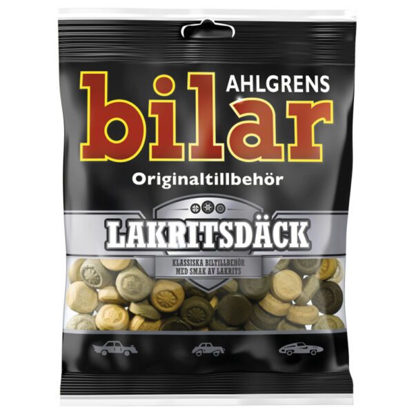 Ahlgrens Bilar Lakritsdaeck 110g