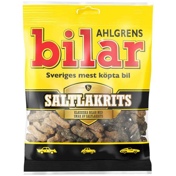 Ahlgrens Bilar Saltlakrits 100g No1 3457
