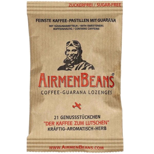 Airmen Beans Coffee Guarana Lozenges 21g No1 5312