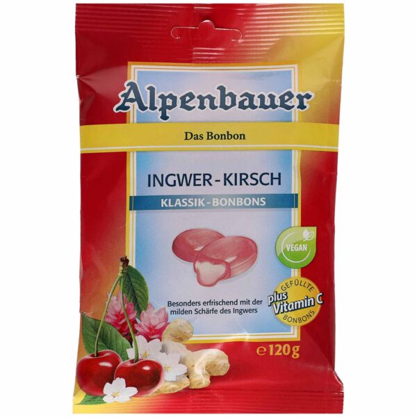 Alpenbauer Klassik Bonbons Ingwer Kirsch 120g No1 1808