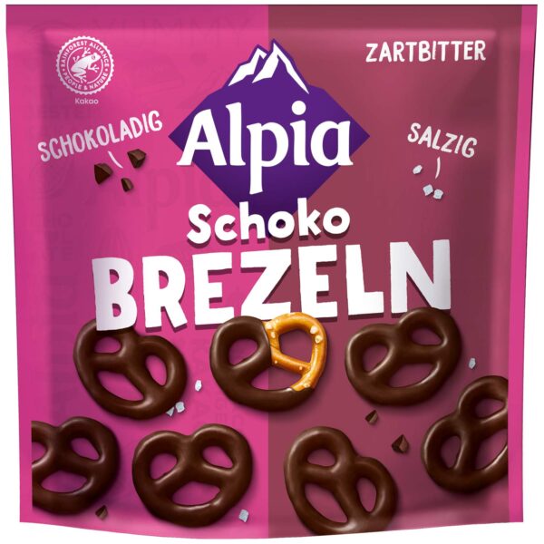 Alpia Schoko Brezeln Zartbitter 140g No1 4527