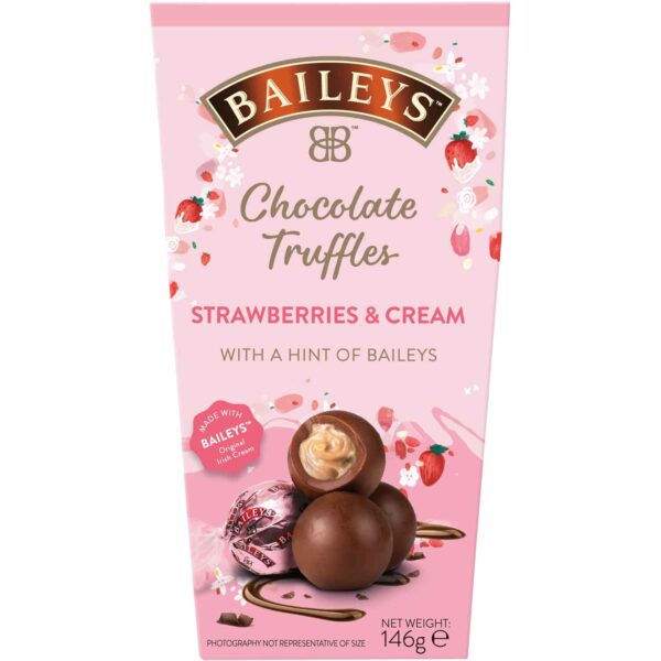 Baileys Chocolate Truffles Strawberries Amp Cream 146g No1 3746