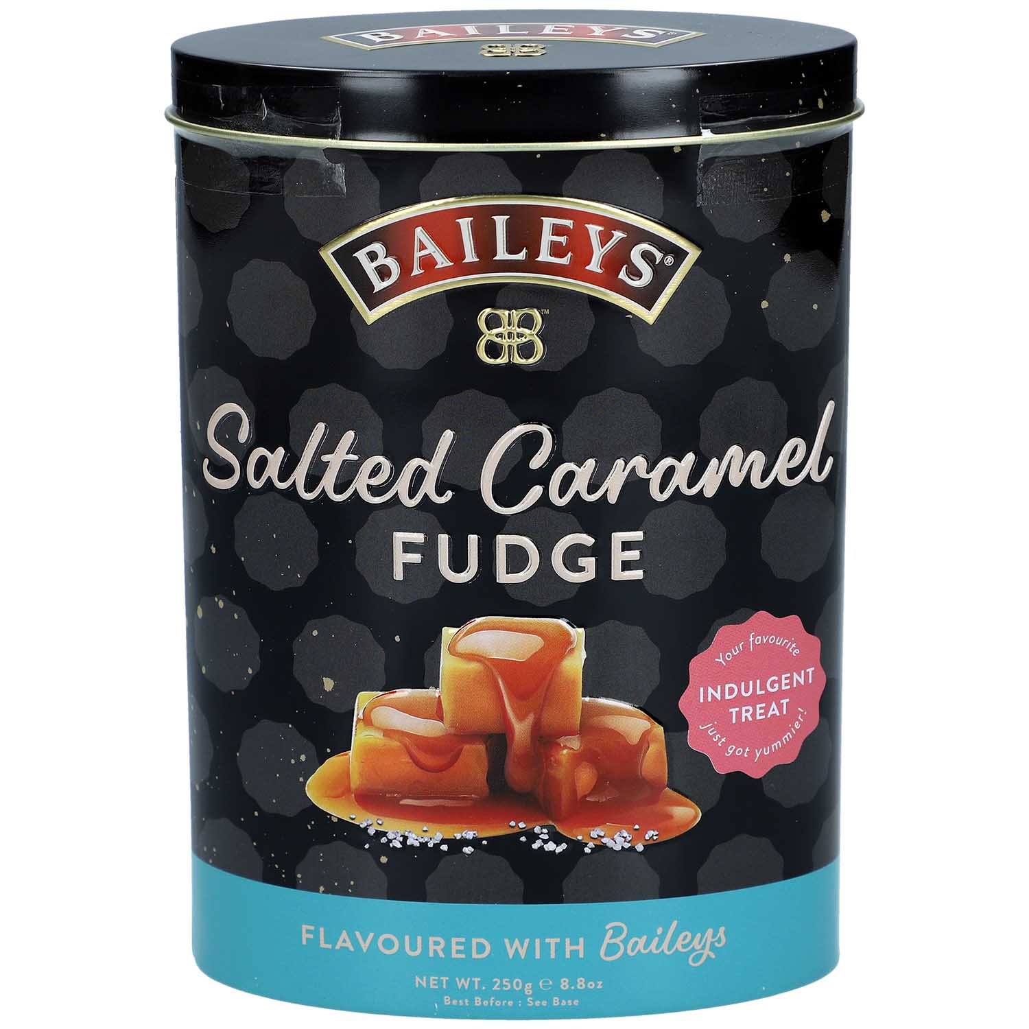 baileys-salted-caramel-fudge-tin-250g-no1-1341 Baileys Salted Caramel Fudge Tin 250g No1 1341