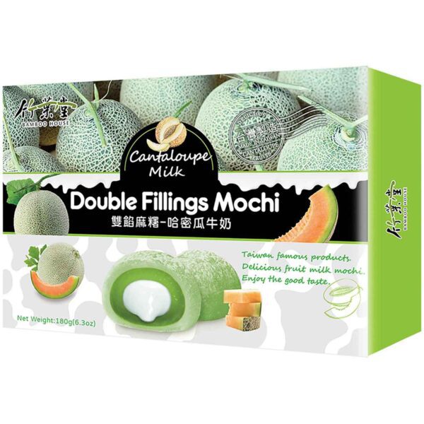 Bamboo House Double Fillings Mochi Cantaloupe Milk 180g No1 0802