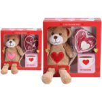 Becky 039 S Geschenkset Teddybaer Mit Herzlolly Und Heisser Schokolade 95g No1 5032