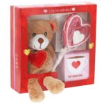 Becky 039 S Geschenkset Teddybaer Mit Herzlolly Und Heisser Schokolade 95g No2 5032