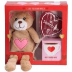 Becky 039 S Geschenkset Teddybaer Mit Herzlolly Und Heisser Schokolade 95g No3 5032