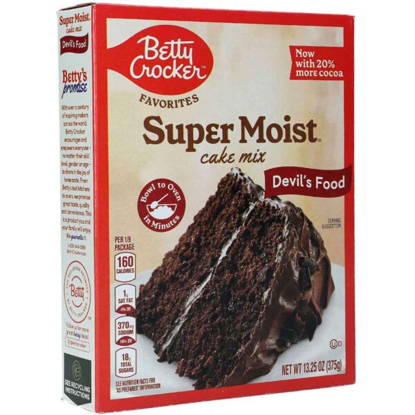 Betty Crocker Super Moist Cake Mix Devil 039 S Food 375g No1 1208