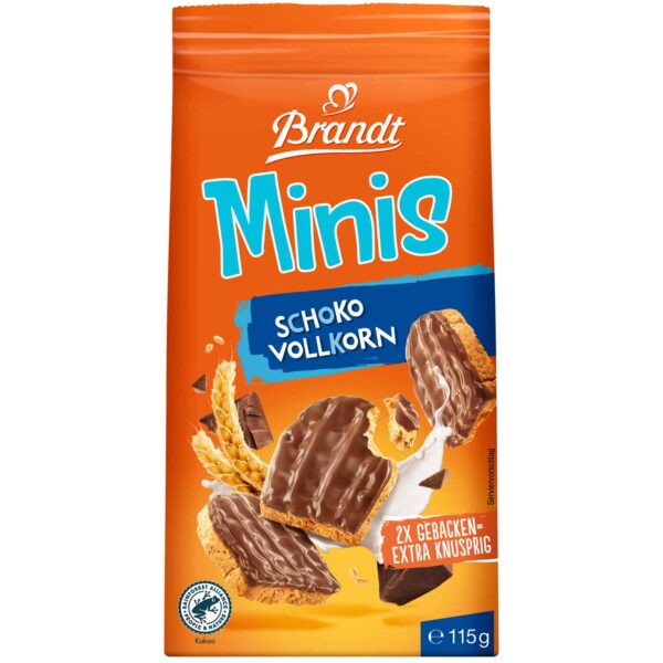 Brandt Minis Schoko Vollkorn 115g No1 1017
