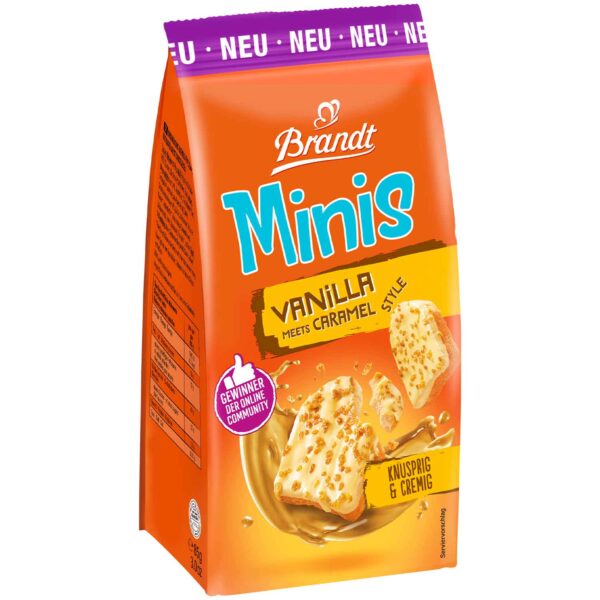 Brandt Minis Vanilla Caramel 85g No1 5308