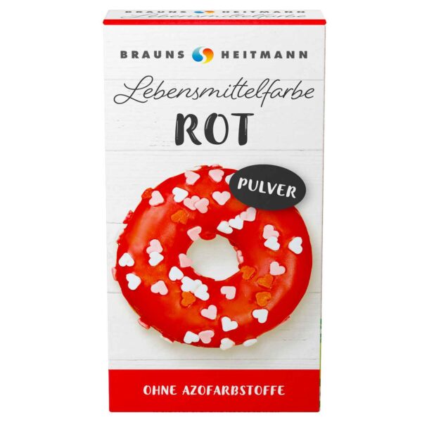 Brauns Heitmann Lebensmittelfarbe Rot No1 1344