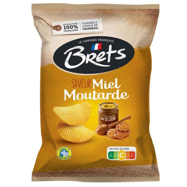 Brets Chips Miel Moutarde 125g No1 4451
