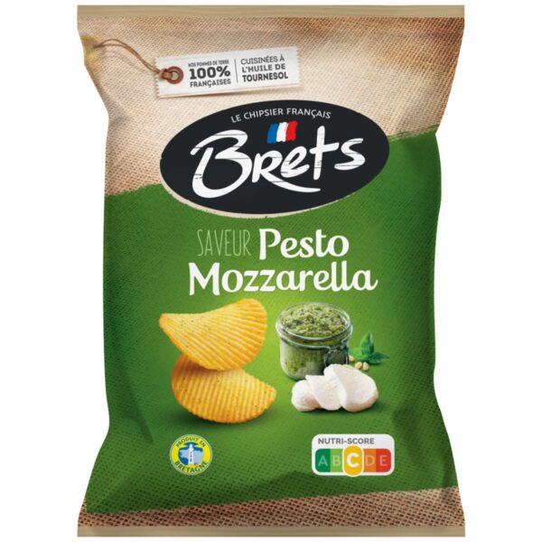 Brets Pesto Mozarella 125g No1 2517