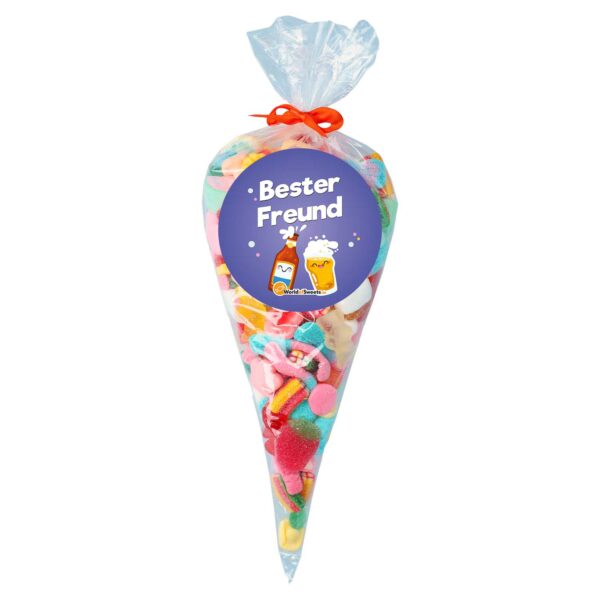 Bunter Mix 039 Bester Freund 039 Spitztuete 850g No1 3445