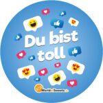 Bunter Mix 039 Du Bist Toll 039 Im Glas 1 1kg No4 0058