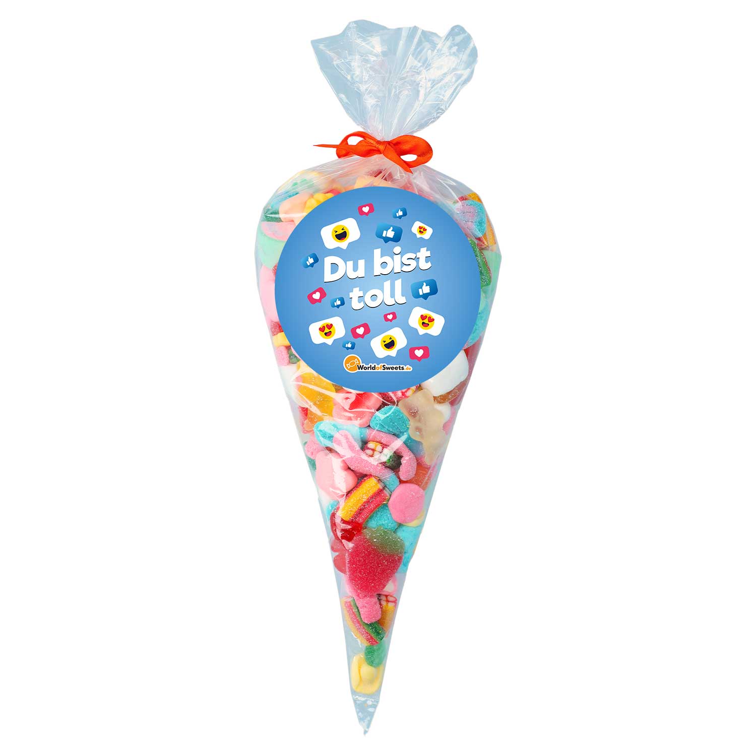 bunter-mix-039-du-bist-toll-039-spitztuete-850g-no1-3634 Bunter Mix 039 Du Bist Toll 039 Spitztuete 850g No1 3634