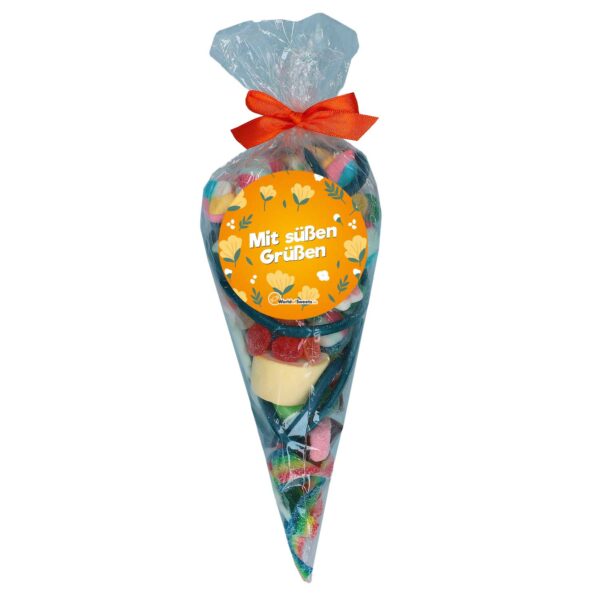 Bunter Mix 039 Mit Suessen Gruessen 039 Spitztuete 400g No1 3649