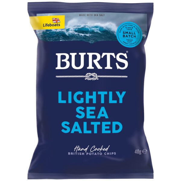 Burts Lightly Sea Salt 40g No1 4738