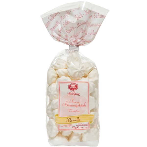 Busch Baiser Feines Schaumgebaeck Tropfen Vanille 100g No1 3030