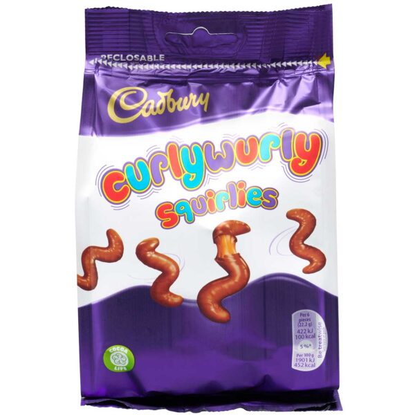 Cadbury Curly Wurly Squirlies 110g No1 2126
