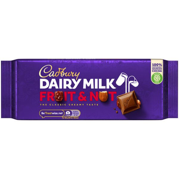 Cadbury Dairy Milk Fruit Amp Nut 180g No1 2919