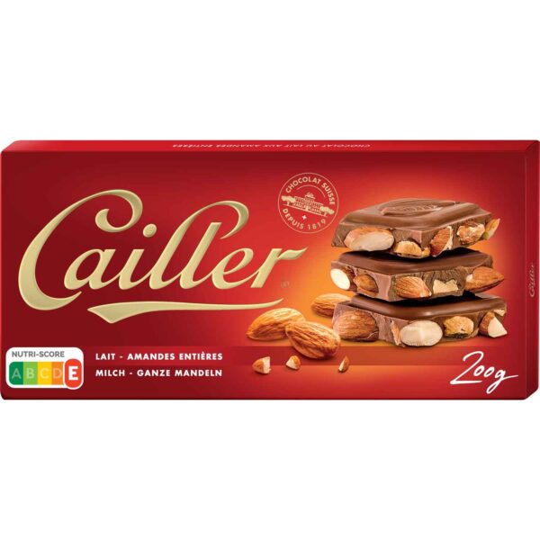 Cailler Milch Ganze Mandeln 200g No1 0141