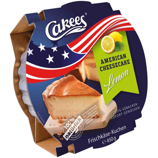 Cakees American Cheesecake Lemon 450g No1 4358