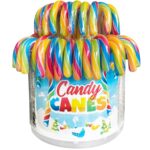 Candy Canes Zuckerstangen 12cm Regenbogen 72er No1 2554