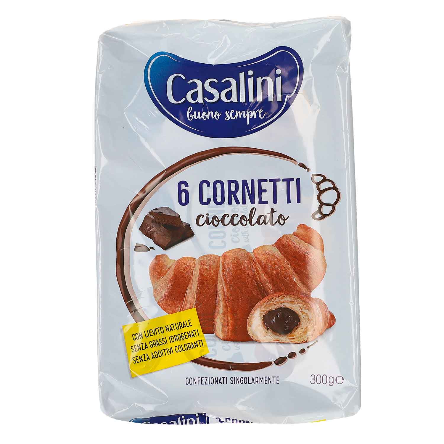 casalini-cornetti-cioccolato-6x50g-no1-3832 Casalini Cornetti Cioccolato 6x50g No1 3832