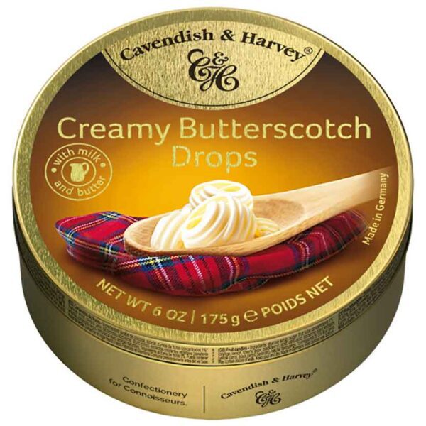 Cavendish Amp Harvey Creamy Butterscotch Drops 175g