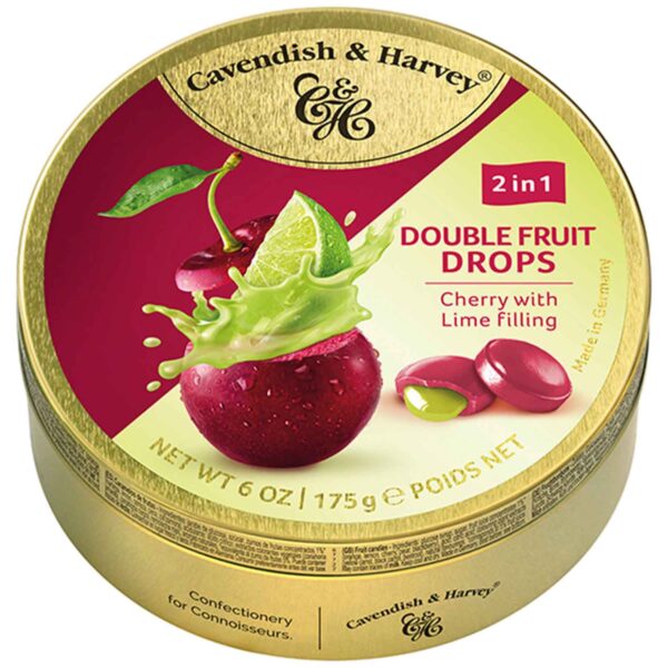Cavendish Amp Harvey Double Fruit Drops Cherry With Lime Filling 175g No1 2022