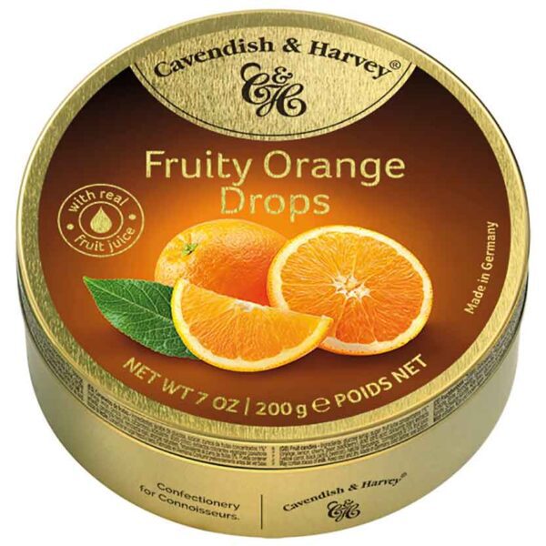 Cavendish Amp Harvey Fruity Orange Drops 200g