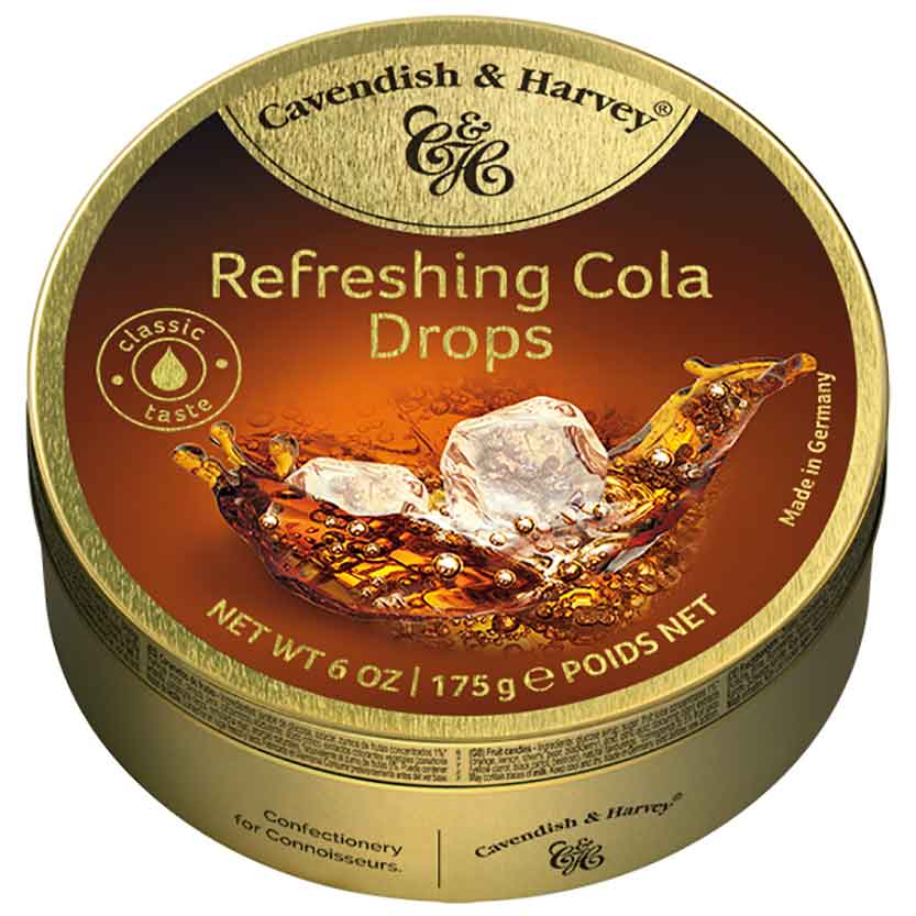 cavendish-amp-harvey-refreshing-cola-drops-175g Cavendish Amp Harvey Refreshing Cola Drops 175g