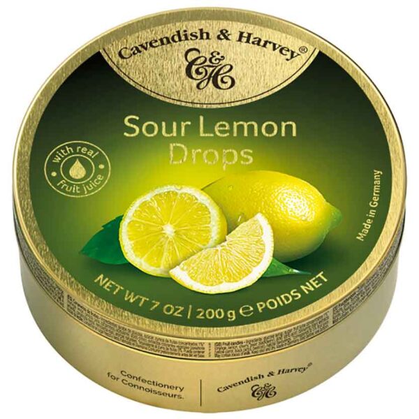 Cavendish Amp Harvey Sour Lemon Drops 200g
