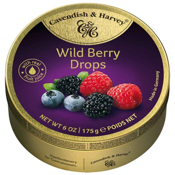 Cavendish Amp Harvey Wild Berry Drops 175g