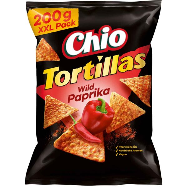Chio Tortillas Wild Paprika 200g No1 0324