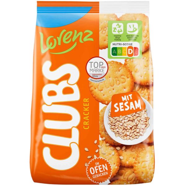 Clubs Cracker Mit Sesam 180g Mhd 22.01.2025 No1 4707