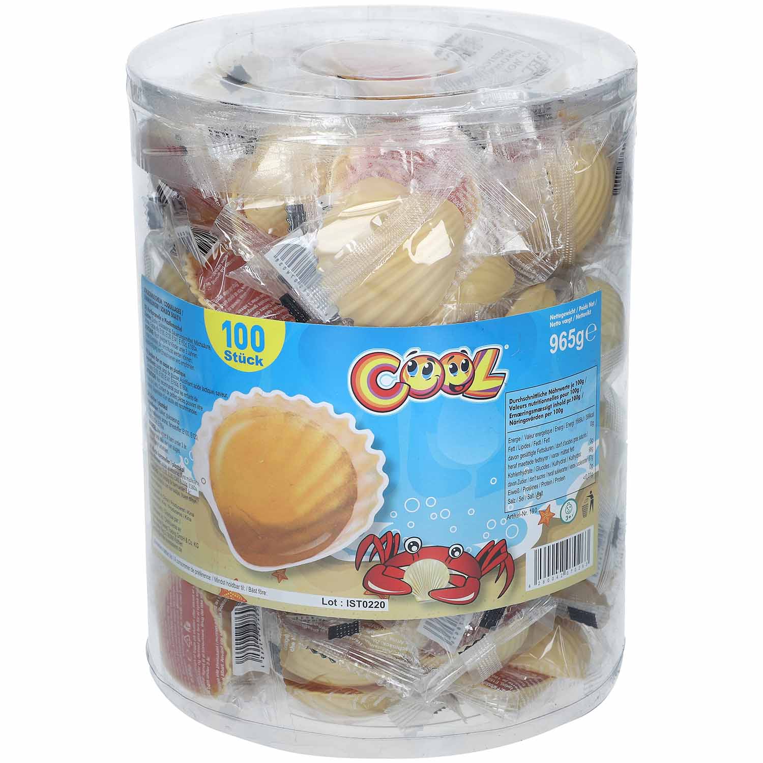 cool-schleckmuscheln-100er-no1-3922 Cool Schleckmuscheln 100er No1 3922