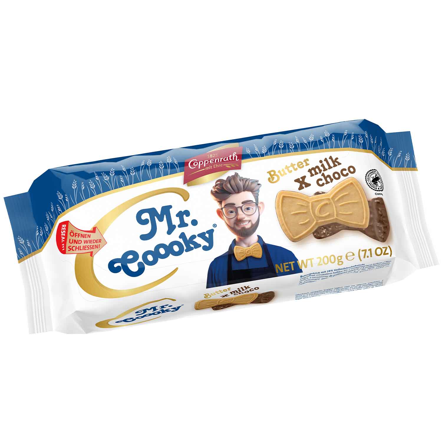 coppenrath-mr.coooky-butter-x-milk-choco-200g-no1-5633 Coppenrath Mr.coooky Butter X Milk Choco 200g No1 5633