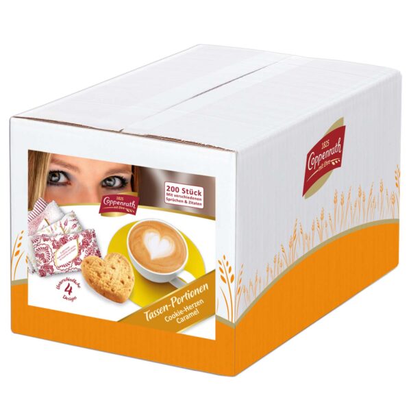 Coppenrath Tassen Portionen Cookie Herzen Choco 200er No1 4855