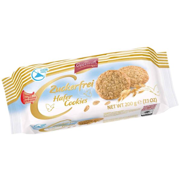 Coppenrath Zuckerfrei Hafer Cookies 200g No1 0923
