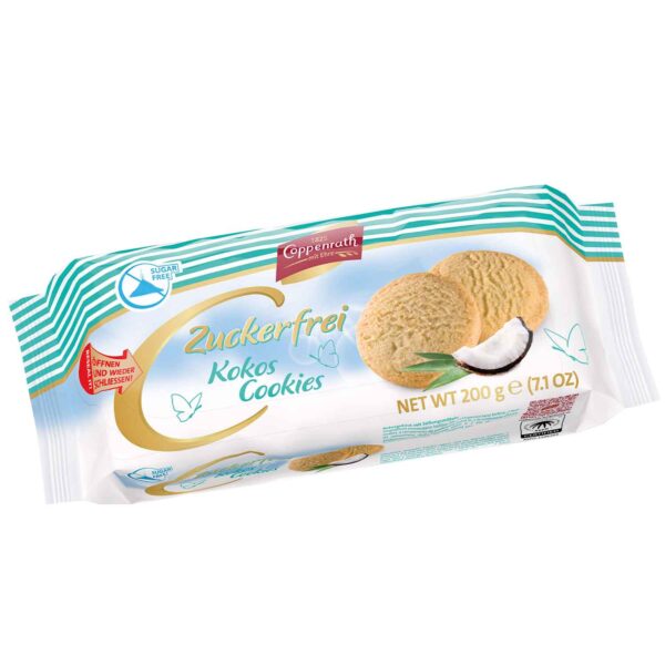 Coppenrath Zuckerfrei Kokos Cookies 200g No1 4826