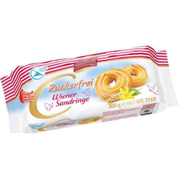 Coppenrath Zuckerfrei Wiener Sandringe 200g No1 3645