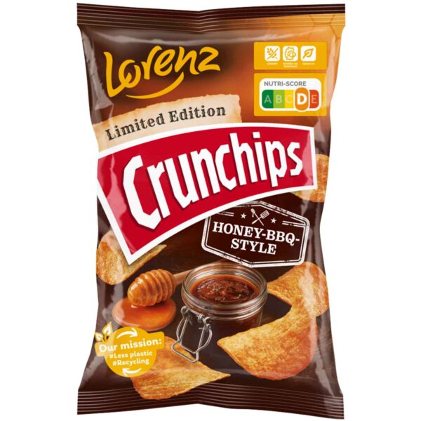 Crunchips Honey Bbq Style 130g No1 10481