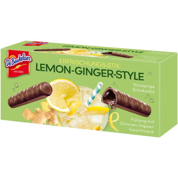 Debeukelaer Erfrischungsstaebchen Lemon Ginger Style 75g No1 5024