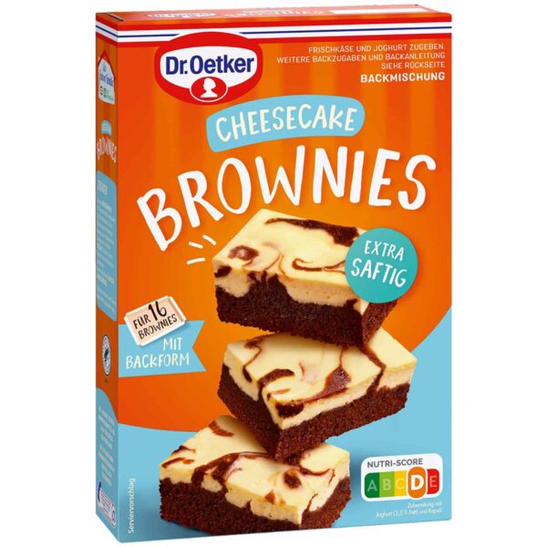 Dr. Oetker Backmischung Cheesecake Brownies 446g No1 0441