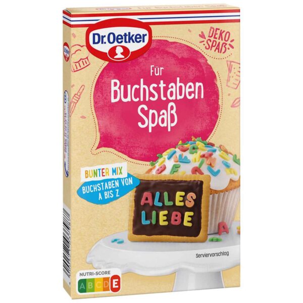 Dr. Oetker Fuer Buchstaben Spass 50g No1 5750
