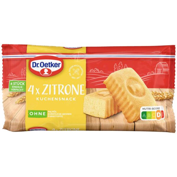 Dr. Oetker Kuchensnack Zitrone 4x35g No1 4736